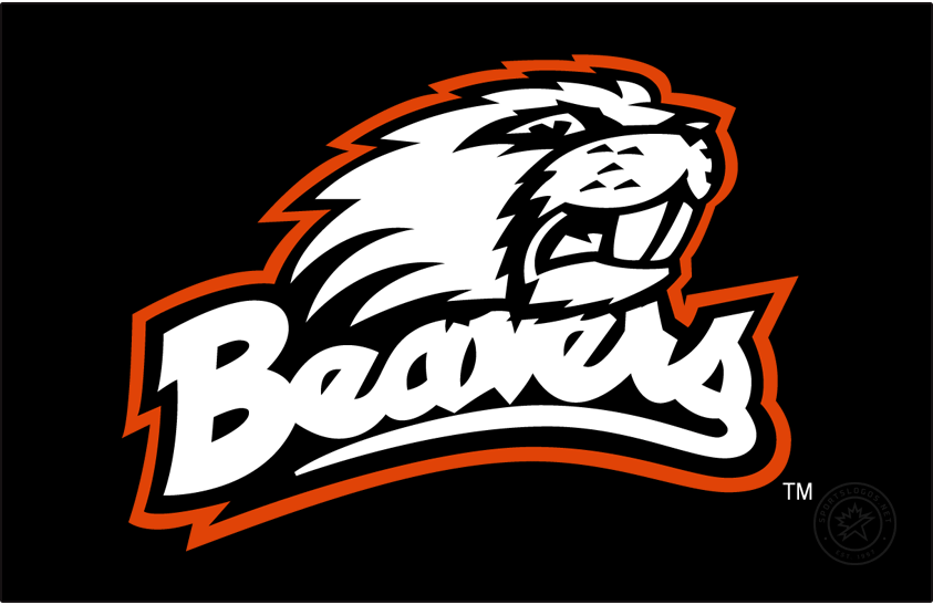 Oregon State Beavers 2006-2013 Primary Dark Logo diy DTF decal sticker